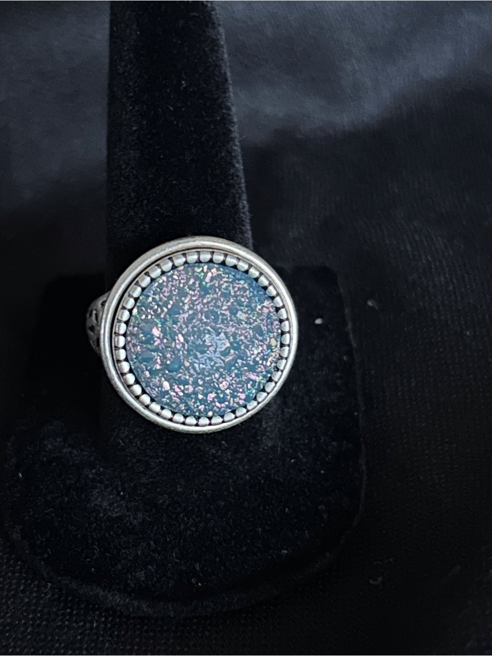 Premier Designs, 4 Faces Magnetic Interchangeable Statement Ring - Size 8 - Picture 2 of 9